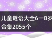 儿童谜语大全6一7岁,6-7岁儿童谜语乐园